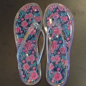 Lilly Pulitzer Jelly Flip Flops